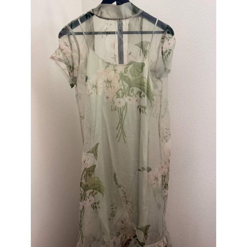 New NWT Caara Melody dress mint blossom dress $245 sz L - Picture 6 of 7